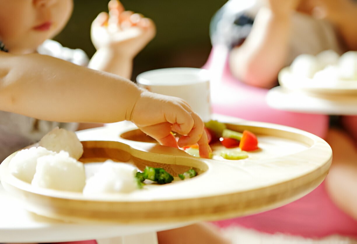 repas enfant crèche les petites cigognes